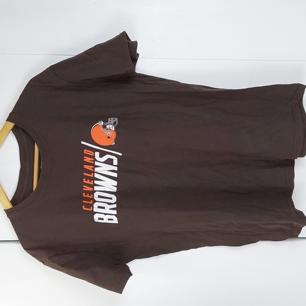 NFL Mens Cleveland Browns Team Shirt Shortsleeve Football Sz.Large